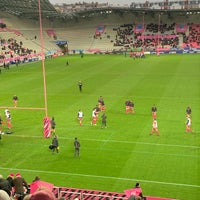 Photo taken at Stade Jean-Bouin by Nicolas D. on 12/29/2018