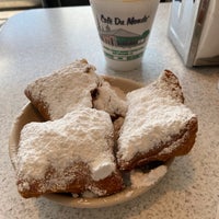 Photo taken at Café Du Monde by Joel O. on 5/13/2023