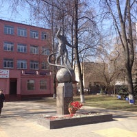 Photo taken at Памятник Гагарину by Viktoriya E. on 4/17/2014