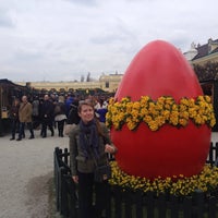 Photo taken at Schönbrunn Markt by Christina P. on 3/28/2015