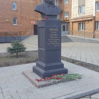 Photo taken at Памятник С.П. Королёву by Юрий С. on 4/14/2018