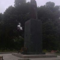 Photo taken at Alexander Kazbegi Monument | ალექსანდრე ყაზბეგის ძეგლი by Юрий С. on 7/1/2015
