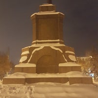 Photo taken at Памятник В.И. Ленину by Юрий С. on 12/25/2017