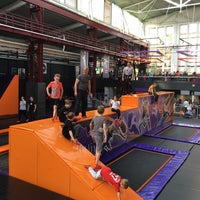 Photo taken at Jump House Trampolin Park by Mike A. on 5/1/2016