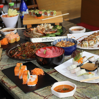Photo taken at Wazaaabi Sushi House by Wazaaabi Sushi House on 5/1/2014