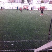 Photo taken at Canchas Football Tlatelolco by Daniel R. on 3/30/2014