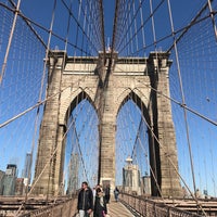 Photo taken at Brooklyn Bridge by VK on 4/22/2018