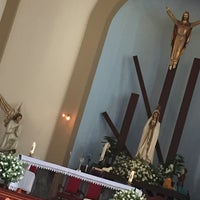 Photo taken at Igreja Nossa Senhora de Fátima by Sandra R. on 7/31/2017