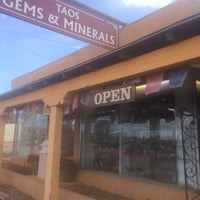 Photo taken at Taos Gems &amp;amp; Minerals by Alix B. on 3/28/2014
