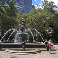 Photo taken at City Hall Park by Mari Y. on 7/26/2016
