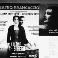 Photo taken at Teatro Brancaccio by LGF on 10/27/2016