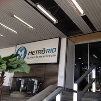 Photo taken at MetrôRio - Centro de Manutenção by Denise L. on 6/17/2014