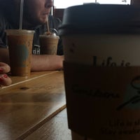 Photo taken at Caribou Coffee by Abbie M. on 4/13/2014