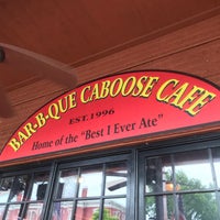 Photo taken at The Bar-B-Que Caboose Cafe by Phyl Vincent T. on 5/28/2021