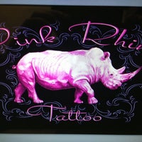 Photo taken at Pink Rhino Tattoo by Pink R. on 4/17/2014