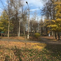 Photo taken at Парк им. Олега Степанова by Elena U. on 10/19/2019