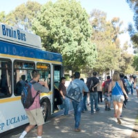 Photo taken at UCLA BruinBus Stop: Murphy Hall by UCLA Transportation on 9/28/2012