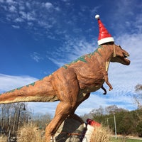 Photo taken at The Dinosaur Place at Nature&amp;#39;s Art Village by James R. on 11/25/2017