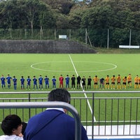 Photo taken at 日本体育大学 健志台キャンパスサッカー場 by 73 on 10/14/2018