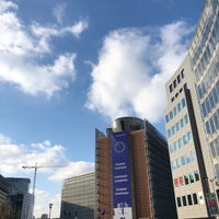 Photo taken at European Commission - Charlemagne Building by Theo V. on 2/18/2018