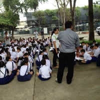 Photo taken at Sarasas Suksawad School by Thara T. on 11/20/2012