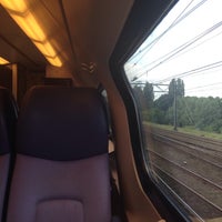 Photo taken at Intercity Amsterdam Centraal - Den Haag Centraal via Haarlem by Ad V. on 6/6/2014