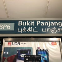 Photo taken at Bukit Panjang MRT/LRT Interchange (DT1/BP6) by Sergio G. on 7/10/2019