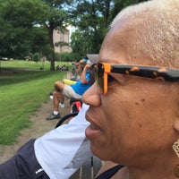 Photo taken at Fort Greene Park Tennis Courts by Charlie M. on 6/14/2015