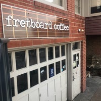 Photo taken at Fretboard Coffee by Zach H. on 1/31/2018