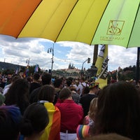 Photo taken at Prague Pride Parade 2016 by Jerry C. on 8/13/2016