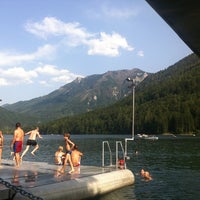 Photo taken at Seebad Lunz am See by Kelly on 8/7/2013