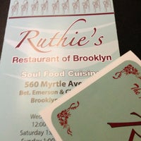 Photo taken at Ruthie&amp;#39;s Restaurant of Brooklyn by Robert L. on 1/9/2013
