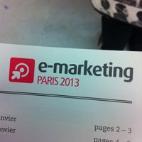 Photo taken at E-marketing Paris 2013 by Yves B. on 1/29/2013
