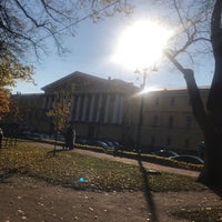 Photo taken at Фонтан у Эрмитажа by Елена Ж. on 10/11/2021