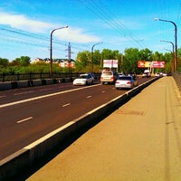 Photo taken at 1-й Ушаковский мост by Влад.Н. Л. on 5/30/2016