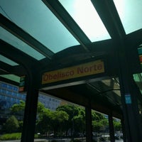 Photo taken at Metrobus - Estación Obelisco Norte by Diego C. on 4/1/2017
