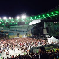 Photo taken at Pearl Jam - Lightning Bolt Tour - Rio de Janeiro by Ana Carina L. on 11/22/2015