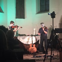 Photo taken at Klíma duet - koncert &amp;quot;Pět strun podzimu&amp;quot; by Oliver K. on 11/9/2015