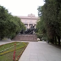 Photo taken at Памятник Чапаеву by Brett A. on 6/22/2015