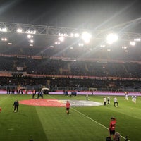 Photo taken at Stadio Luigi Ferraris by Tolga Y. on 4/3/2019