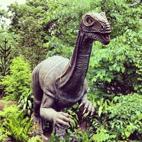 Photo taken at Dinosaur Safari at Bronx Zoo by Trixie +. on 6/21/2013
