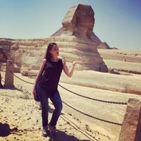 Photo taken at Great Sphinx of Giza by Andreea L. on 5/21/2015