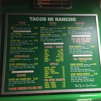 Photo taken at Tacos Mi Rancho by Diana W. on 11/8/2017