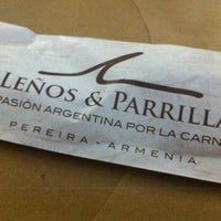 Photo taken at Leños &amp;amp; Parrilla by Mil e Uma Viagens (. on 10/23/2012