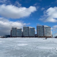 Photo taken at Набережная Финского залива by Ivan V. on 2/20/2022