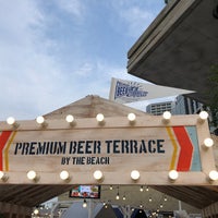 Photo taken at PREMIUM Beer Terrace by the beach by ellie on 7/11/2018
