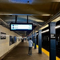 Das Foto wurde bei MTA Subway - 50th St (C/E) von Ilkka P. am 7/23/2023 aufgenommen