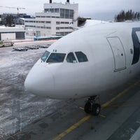Photo taken at Finnair Flight AY005 by Ilkka P. on 1/10/2013