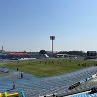Photo taken at K&amp;#39;s denki Stadium Mito by よんとく on 3/16/2024