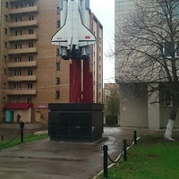 Photo taken at Монумент «Энергия-Буран» by Алексей Ч. on 5/1/2014